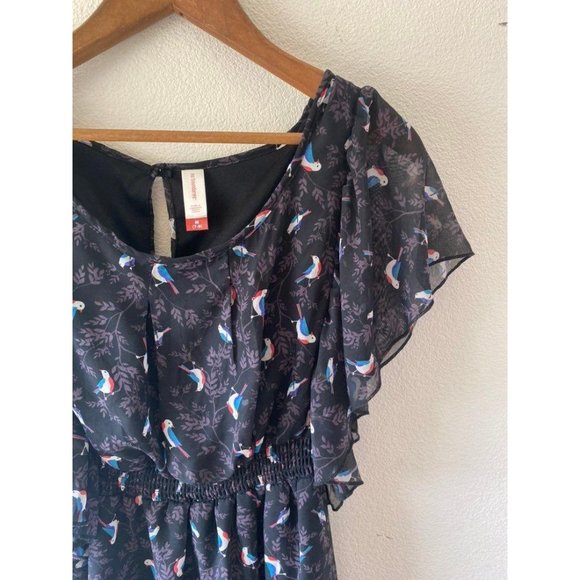 No Boundaries Flutter Sleeve Dress Sz M - Picture 1 of 5